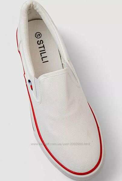 Сліпони чоловічі з тканини, колір білий, 248RLX02 