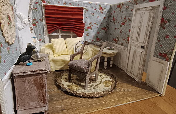 Кукольная миниатюра мебель для кукол румбокс подарок декор дома куклы dolls