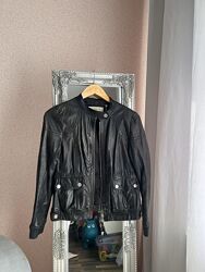 Стильна куртка Karen Millen M-L Дорогий бренд. колекція 2022 р. Шкіра натур