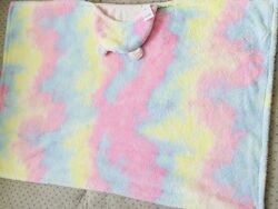 GEORGE великий Дитячий плед. хутряна ковдра двостороння з вушками на капюшо