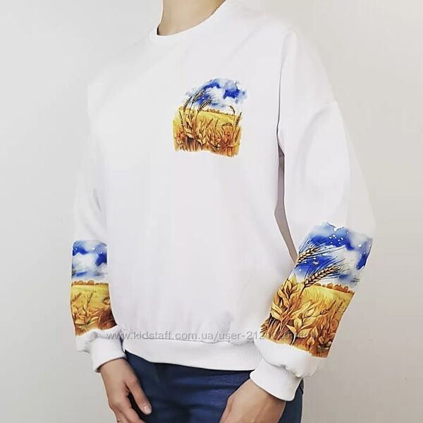 Світшот патріотичний, патріотична жіноча кофта