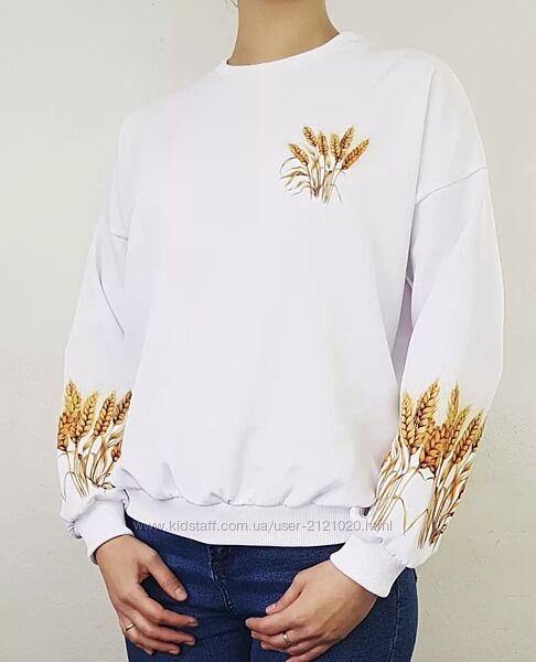 Світшот патріотичний, кофта патріотична жіноча,