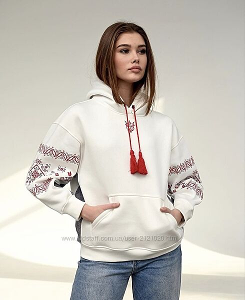 Худі вишиванка, худі з вишитими рукавами, худі тризуб, худі герб,