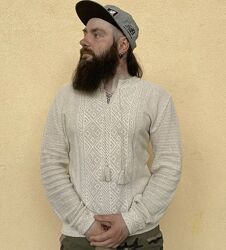 Вязана сорочка вишиванка чоловіча моко, 