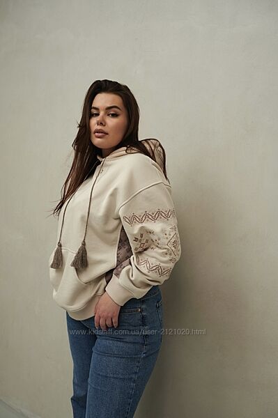 Худі вишиванка, худі з вишитими рукавами, худі з вишивкою, худі орнамент,