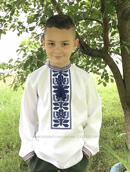 Сучасна сорочка вишиванка для хлопчика, 