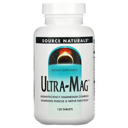 Source Naturals Ultra-Mag 420mg - 120 tablets Магній, Магний