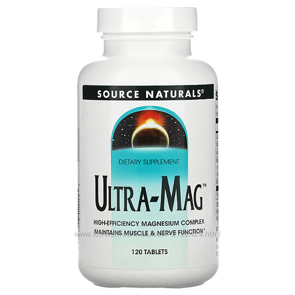 Source Naturals Ultra-Mag 420mg - 120 tablets