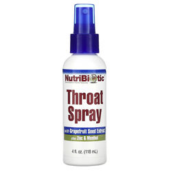 NutriBiotic Throat Spray with grapefruit seed extract - 118ml