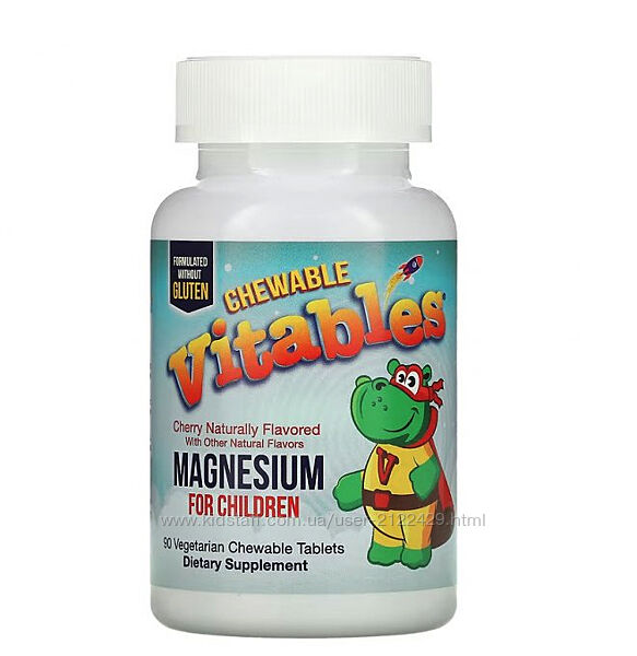 Vitables Chewable Vitables Magnesium for children 100mg - 90 tab Магний