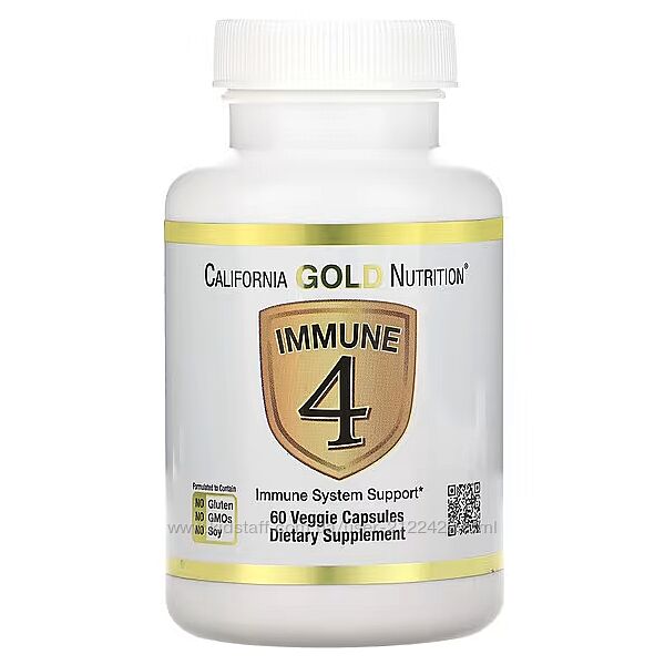 California Gold Nutrition Immune 4 - 60 caps
