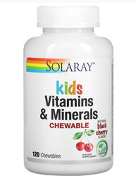 Solaray Kids Vitamins & Minerals Chewable - 120 tablets