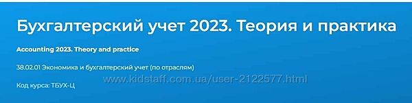 Екатерина Санкина Специалист Бухгалтерский учёт 2023. Теория и практика
