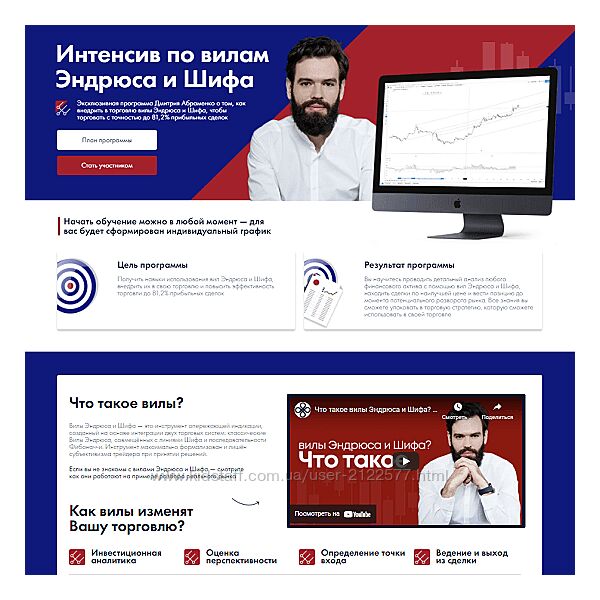 Дмитрий Абраменко Южный Капитал Интенсив по вилам Эндрюса и Шифа 2021