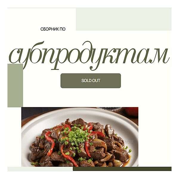 Аалия Маджид Сборник по субпродуктам 2023