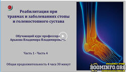 Владимир Арьков Реабилитация при травмах и заболеваниях стопы и голеностопа
