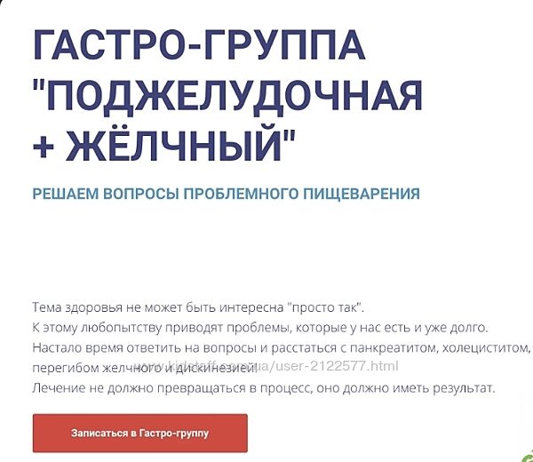 Сергей Вялов Гастро-группа Желчный  Поджелудочная