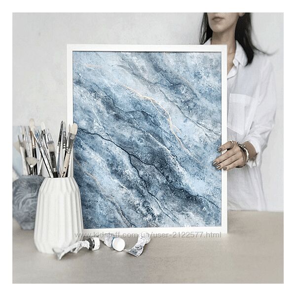 Мария Трищецкая  Имитация мрамора на основе акрила 2023