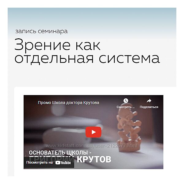 Григорий Крутов , Кирилл Копыльцов Зрение как отдельная система 2023