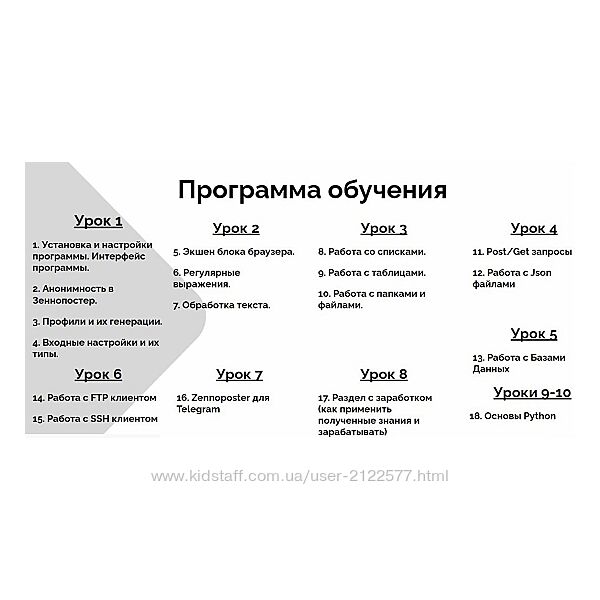 Павел Дмитриев ZennoPride Обучение Zennoposter 7 , 2023