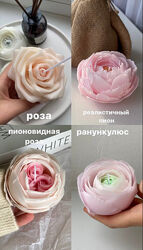 Jarlen candle Свечи цветы Модуль 4 бутона и бонусный урок Реалистичный пион
