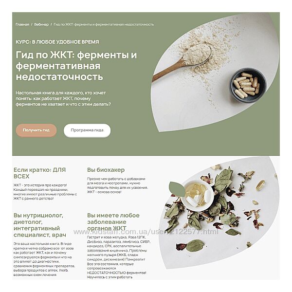 Анастасия Родионова Гид по ЖКТ ферменты и ферментативная недостаточность