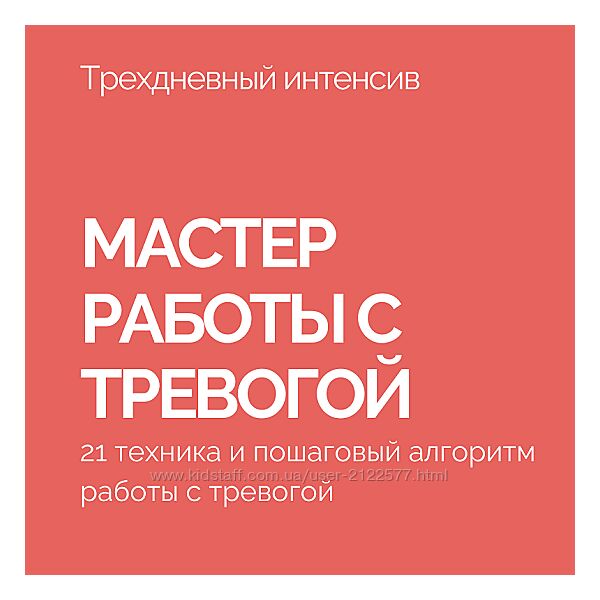 Василий Смирнов Мастер работы с тревогой Антитревожник