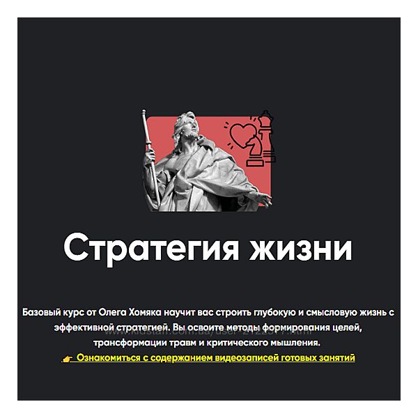 Олег Хомяк Стратегия жизни. Занятие 7 Apeiron 2024