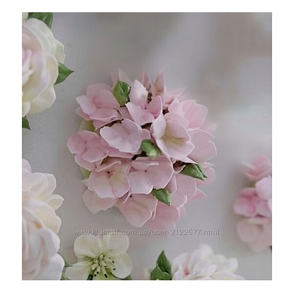 Мирослава Садовая Гортензии из зефира 2024