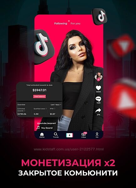 Mariana Lihodey Монетизация YouTube и TikTok 2024