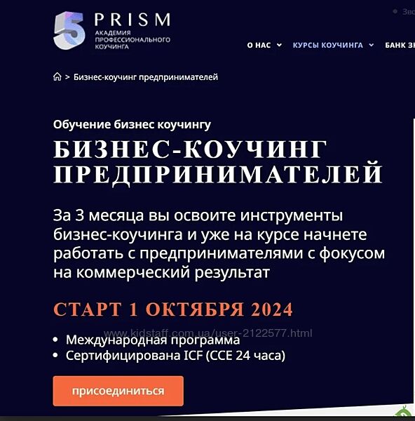 5 PRISM Бизнес-коучинг предпринимателей Ольга Рыбина, Юрий Мурадян