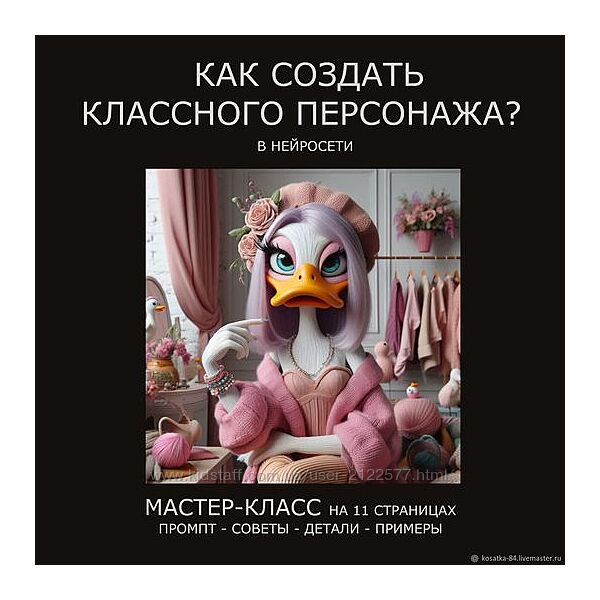Творческая мышь Как создать персонажа в нейросети 2024