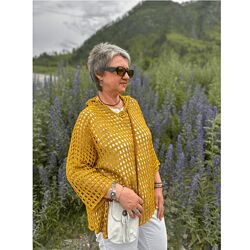 Наташа Моисеенко Туника-сетка крючком 2024