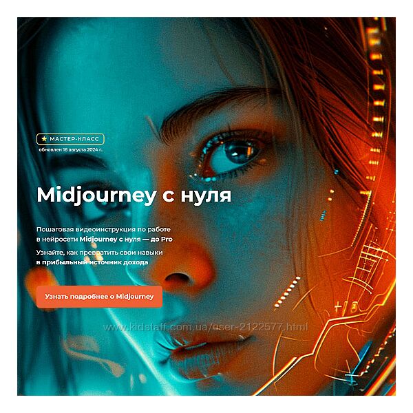 Оксана Решетнёва Midjourney с нуля 2024