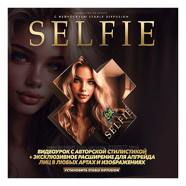 Max Twain Selfie. Видеоурок по работе с нейросетью Stable Diffusion 2024