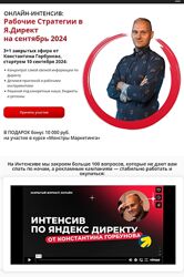 Константин Горбунов Рабочие Стратегии в Я. Директ на Cентябрь 2024