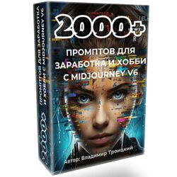 Владимир Троицкий 2000 промтов для заработка и хобби с midjourney v6 2024