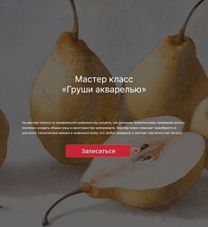 Елена Базанова Груши акварелью 2024