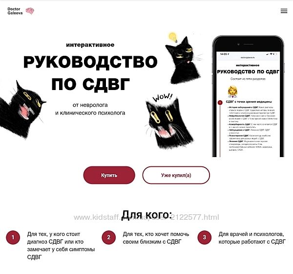 Ирина Галеева, Екатерина Исупова Руководство по СДВГ 2024