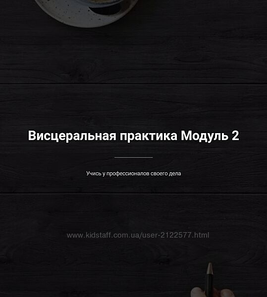 Егор Москалёв Висцеральная практика. Модуль 2 