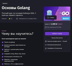 Антон Ларичев Основы Go. Тариф Без наставника 2024