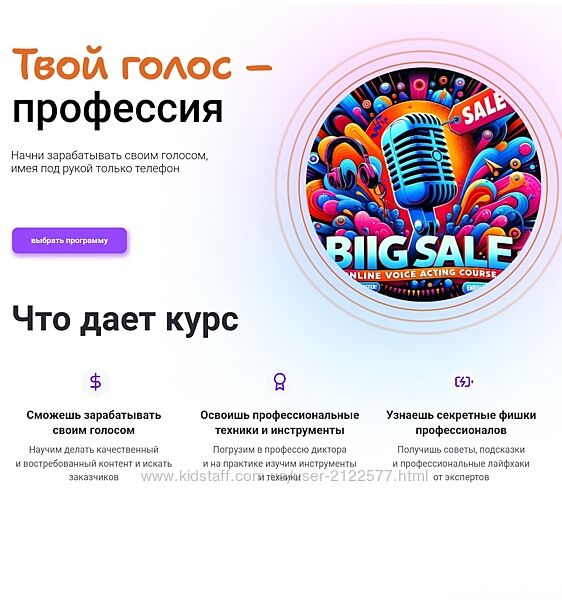 Тим Шток Твой голос-профессия. Тариф Продвинутый 2024