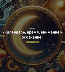 Бронислав Виногродский Календарь, время, внимание и осознание 2024