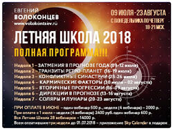 Вторичные прогрессии Евгений Волоконцев