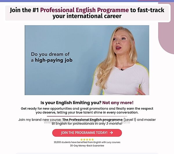 English with Lucy Профессиональный английский язык. Уровень 1 CEFR B1 2024