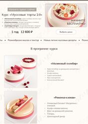 Вера Никандрова Муссовые торты 2.0 и интенсив 2024