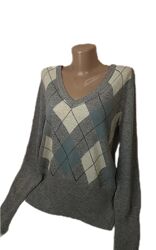  Брендова кофта, светр L-XL, George 50 вовна 25 віскоза, колір сірий Розм