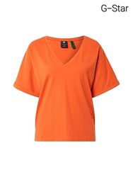 Женская футболка G-Star Joosa T-Shirt V-Neck acid orange Оригинал