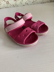 Crocs босоніжки дитячі крокси на дівчинку оригінальні С7