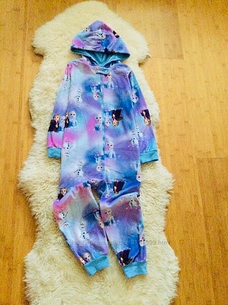 6-7 рок. 122 зріст Primark Примарк Флісовий кігурумі, піжама Холодне Серц